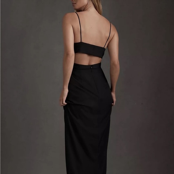 BHLDN Fleur Crepe Dress Size 10 NWT - Picture 6 of 16